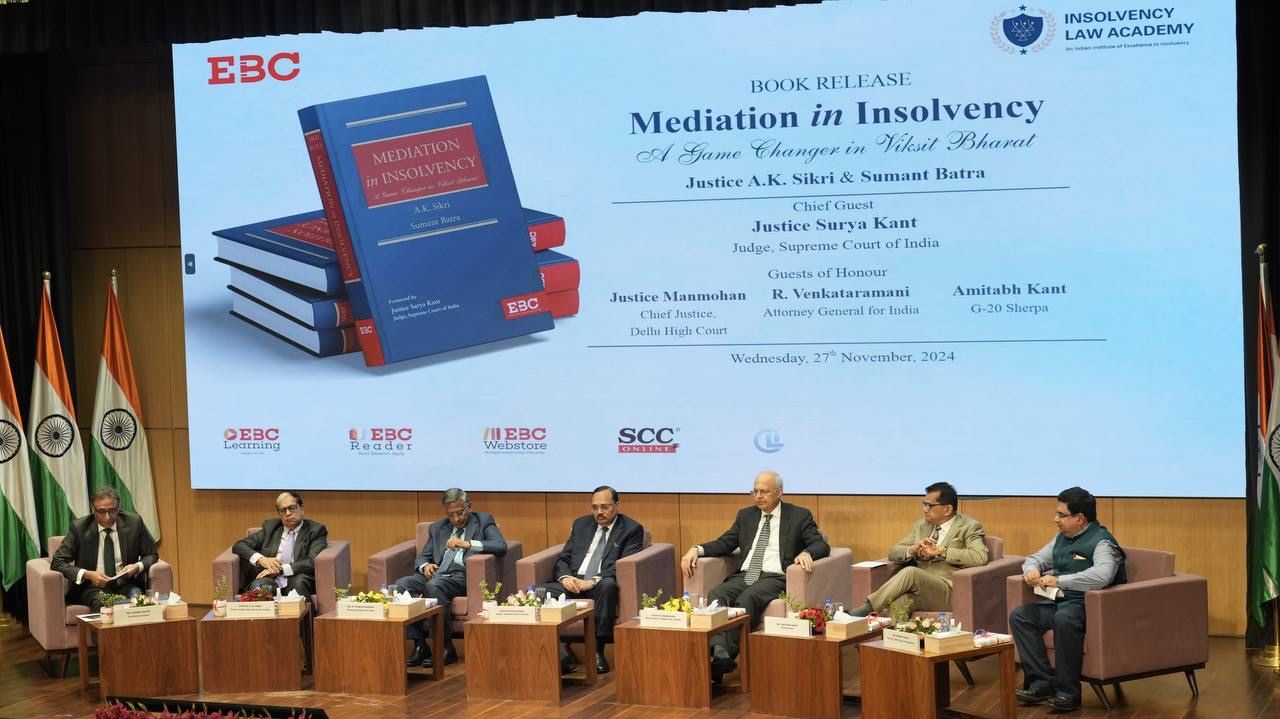 27 November Book Launch Mediation in Insolvency