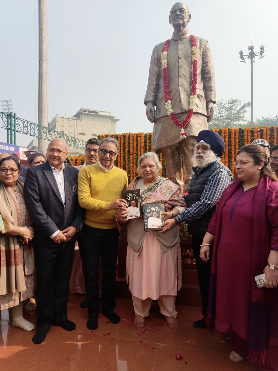 Presentation of first copy to Sangeeta Jaitley