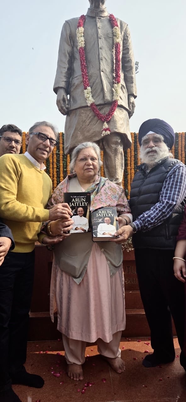 Presentation of first copy to Sangeeta Jaitley