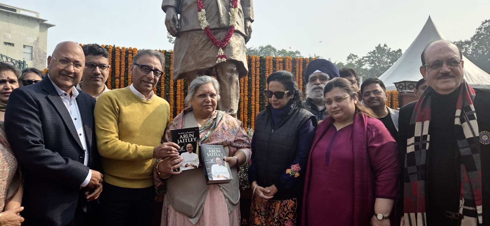Presentation of first copy to Sangeeta Jaitley
