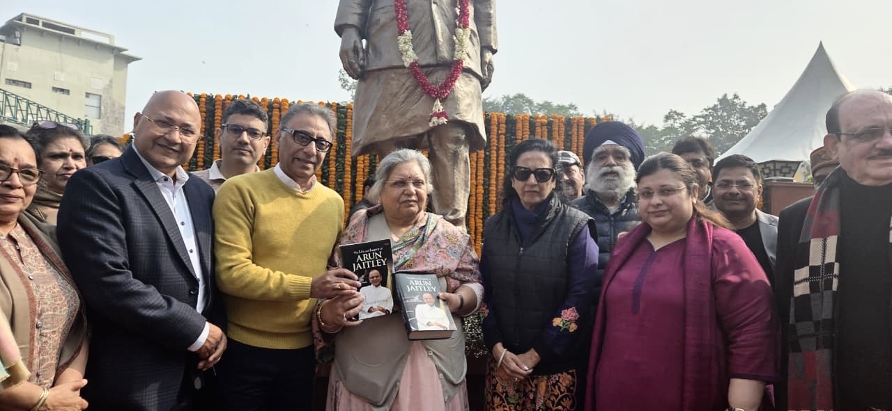 Presentation of first copy to Sangeeta Jaitley