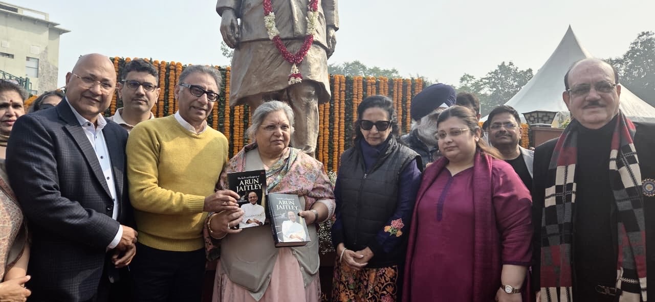 Presentation of first copy to Sangeeta Jaitley